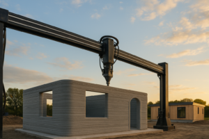 Prefab and 3D-printed homes under construction in the USA