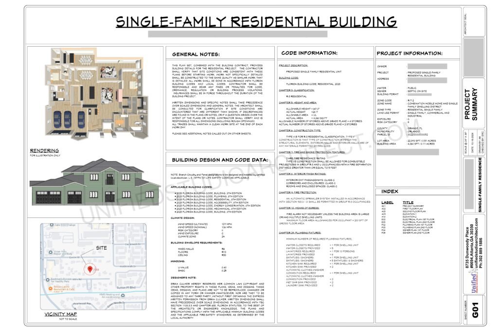 SINGLE-FAMILY RESIDENTIAL BUILDING-03 – Unified Studio Architect-USA