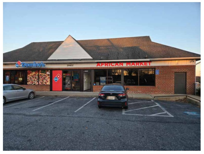 Office to retail meat market commercial change-of-use permit drawings in Damascus, Maryland